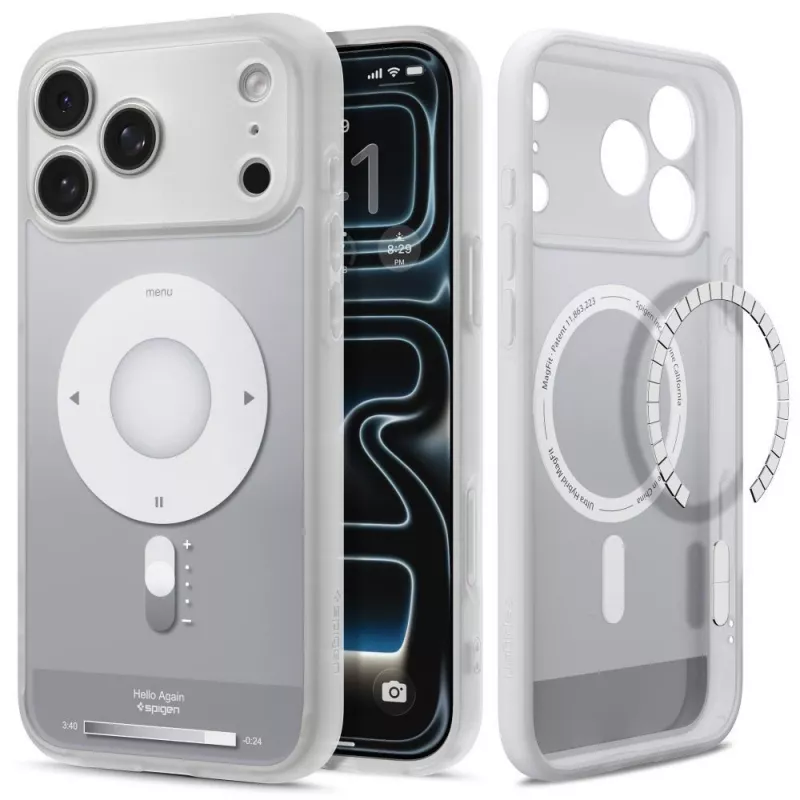 Spigen Ultra Hybrid MagSafe θήκη για iPhone 17 Pro Max / 18 Pro Max – Classic Silver
