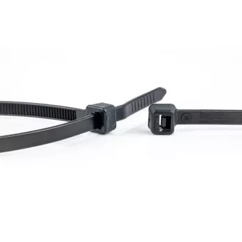 WKK 110256071 Δεματικά καλώδιων 430 mm x 4,8 mm Μαύρα UV-stabilized 100 τεμ.