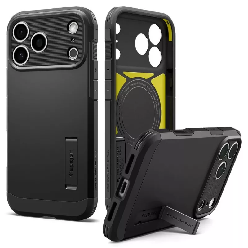 Spigen Tough Armor T MagSafe θήκη για iPhone 18 Pro / 17 Pro – Μαύρο