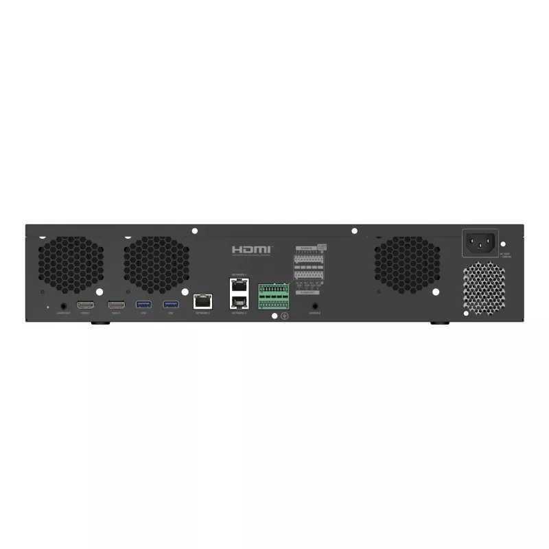 Hanwha Vision XRN-3220B2 32-κάναλο 4K UHD NVR, 8-Bay, RAID 5/6, 400 Mbps