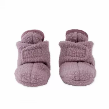 Lodger Slipper Teddy παιδικά παπούτσια, ροζ, 0-3 μηνών, αντιολισθητικά, fleece, unisex