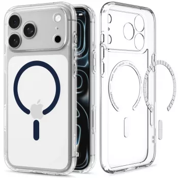 Spigen Ultra Hybrid MagSafe θήκη για iPhone 17 Pro Max / 18 Pro Max - Διάφανο/Σκούρο μπλε