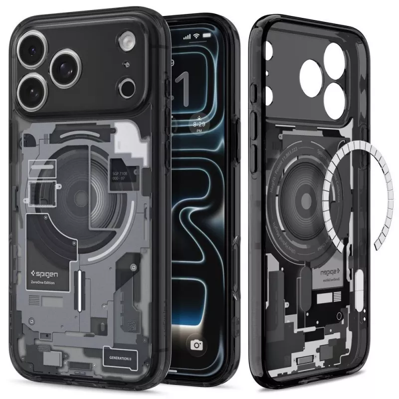SPIGEN Ultra Hybrid MagSafe iPhone 17 Pro Max / 18 Pro Max Zero One Μαύρο