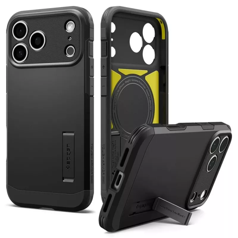 Spigen Tough Armor T MagSafe θήκη για iPhone 17 Pro Max / 18 Pro Max – Μαύρο