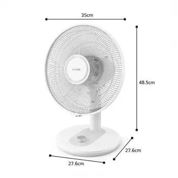 Philips 1000 Series Επιτραπέζιος Ανεμιστήρας, Λευκό