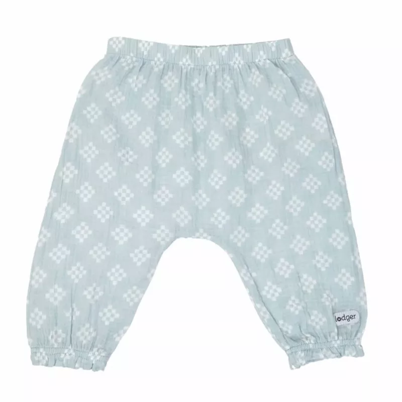 Lodger Hipster Tribe Βρεφικό παντελόνι hipster από μουσελίνα, Ice Flow, 74 cm