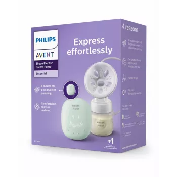 Philips Avent Μονό ηλεκτρικό θήλαστρο με μπιμπερό 125ml