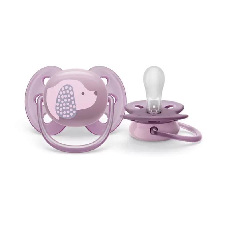 Philips Avent Ultra Soft DECO Πιπίλα 6-18 μηνών, 1 τεμ., κοριτσίστικη