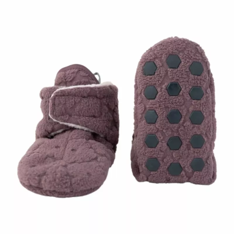 Lodger Slipper Folklore Fleece Βρεφικά παπούτσια, Mauve, 6-12 μηνών