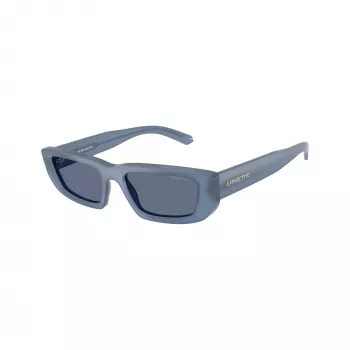 Arnette AN4357-124872 Γυναικεία τετράγωνα γυαλιά ηλίου, διαφανής γκρι σκελετός, σκούροι γκρι φακοί, 53mm
