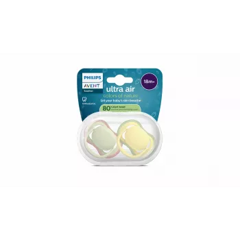 Philips Avent Ultra Air Πιπίλα 18+ μηνών, συσκευασία 2 τεμ., Ουδέτερο