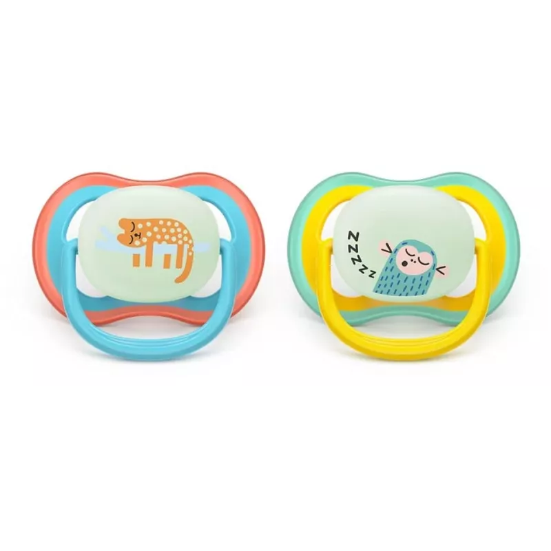 Philips Avent Ultra Air Night Πιπίλα 18m+ Ουδέτερο συσκευασία 2 τεμ.