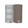 Lodger Swaddler Solid Matcha Βαμβακερή κουβέρτα φασκιώματος από μουσελίνα, Birch/Buffalo, 110x110 cm, συσκευασία 2 τεμ.