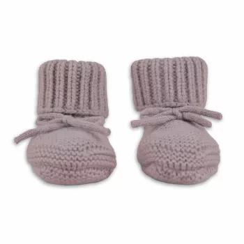Lodger Slipper Merino Wool Βρεφικά παπούτσια, Rose, 0-6 μηνών
