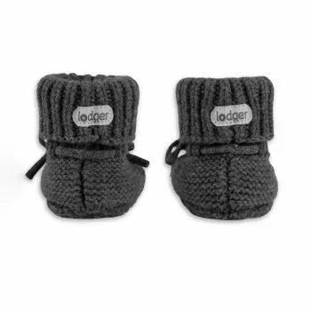 Lodger Slipper Merino Wool Βρεφικές παντόφλες, Pigeon, 0-6 μηνών