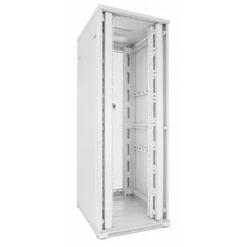 DSIT 47U 19 ιντσών rack server, διάτρητες διπλές πόρτες μπροστά και πίσω, λευκό, 800x1000x2200 mm (DS8047DD-W)