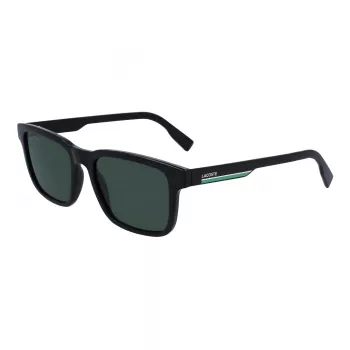 Lacoste ανδρικό L997S-1 ορθογώνια γυαλιά ηλίου, μαύρο/γκρι, 54mm