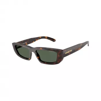 Arnette γυναικείο AN4357-122271 ορθογώνια γυαλιά ηλίου, διαφανής γκρι σκελετός, σκούρο γκρι φακοί, 53/17/145 mm
