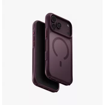 UNIQ Veren Magclick Θήκη Φόρτισης για iPhone 18 Pro Max / 17 Pro Max – Burgundy