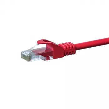 DSIT CAT 5e U/UTP καλώδιο δικτύου, 0,25 m, κόκκινο, CCA, RJ45 DC-C55-002