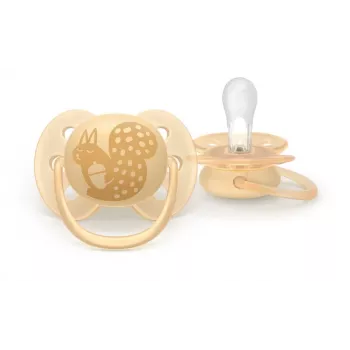 Philips Avent Ultra Soft DECO πιπίλα 6-18 μηνών, συσκευασία 2 τεμ.