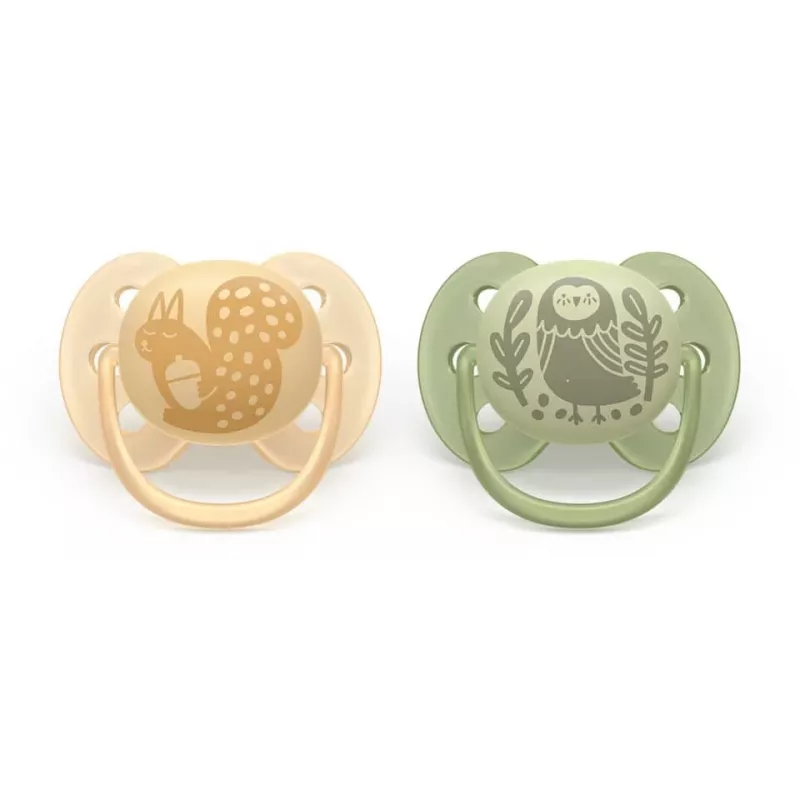 Philips Avent Ultra Soft DECO πιπίλα 6-18 μηνών, συσκευασία 2 τεμ.