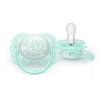Philips Avent Ultra Soft DECO πιπίλα 0-6 μηνών, συσκευασία 2 τεμ.