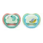 Philips Avent Ultra Air Night πιπίλα 6-18 μηνών, συσκευασία 2 τεμ., αγόρι, φωσφορίζει στο σκοτάδι