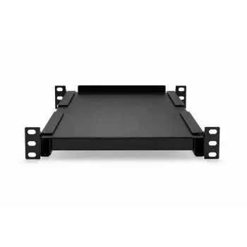 DSIT DS10-FO33 10 inch καθολικός σταθερός πυθμένας για ντουλάπια βάθους 310mm, 1U, μαύρο