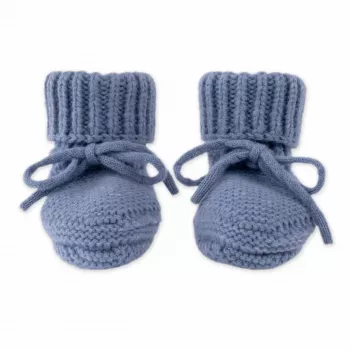 Lodger Slipper Merino Wool Baby παιδικά παντόφλες, Storm, 0-6 μηνών