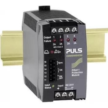 PULS DIMENSION PISA11.402 4-κάναλο ηλεκτρονικό module ασφάλειας 24V DC, 4x2A