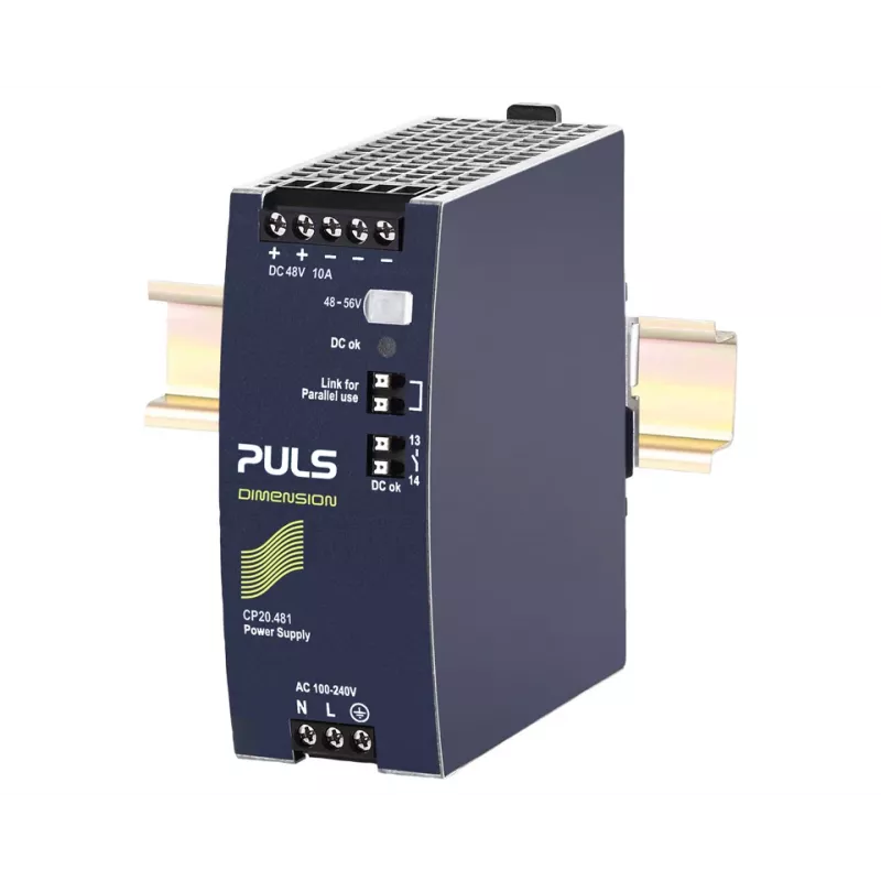 PULS CP20.481 τροφοδοτικό ράγας DIN 48V 10A 480W