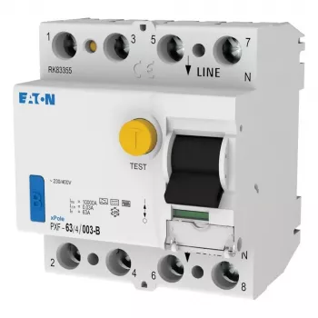 Eaton PXF-63/4/003-B ρελέ διαφυγής, 63 A, 4-πολικό, 30 mA, Τύπος B 300302