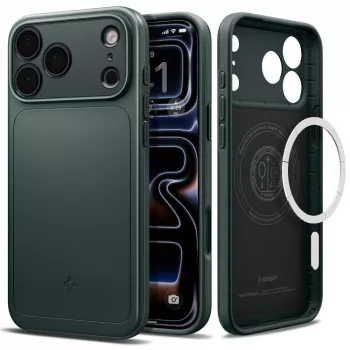 Spigen Thin Fit MagSafe θήκη για iPhone 18 Pro Max / 17 Pro Max - Abyss Green