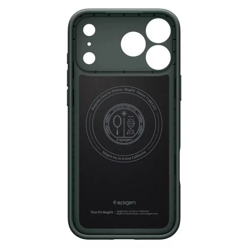 Spigen Thin Fit MagSafe θήκη για iPhone 18 Pro Max / 17 Pro Max - Abyss Green