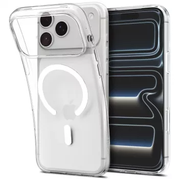SPIGEN Liquid Crystal MagSafe iPhone 17 Pro Max / 18 Pro Max θήκη διαφανές/λευκό