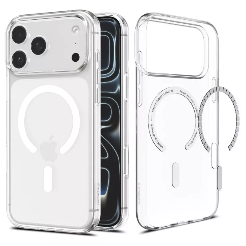 SPIGEN Liquid Crystal MagSafe iPhone 17 Pro Max / 18 Pro Max θήκη διαφανές/λευκό