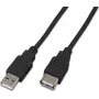 Wirewin USB A-A MF 0.15 SW Καλώδιο επέκτασης USB 2.0, 0,15 m, μαύρο
