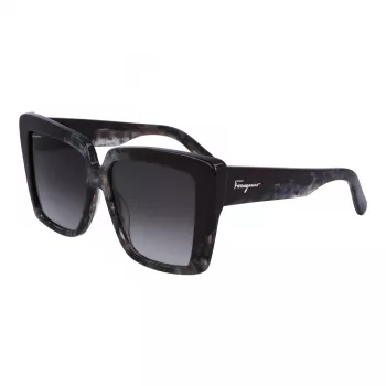 Ferragamo Γυναικεία γυαλιά ηλίου SF1060S-21 πεταλούδα, Havana/καφέ gradient, 55mm