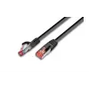 Wirewin Cat6 S/FTP PIMF Καλώδιο patch, LSOH, μαύρο, RJ45 PKW-PIMF-KAT6 2.0 SW
