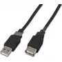 Wirewin USB A-A MF 0.5 SW Καλώδιο επέκτασης USB 2.0, 0,5 m, μαύρο
