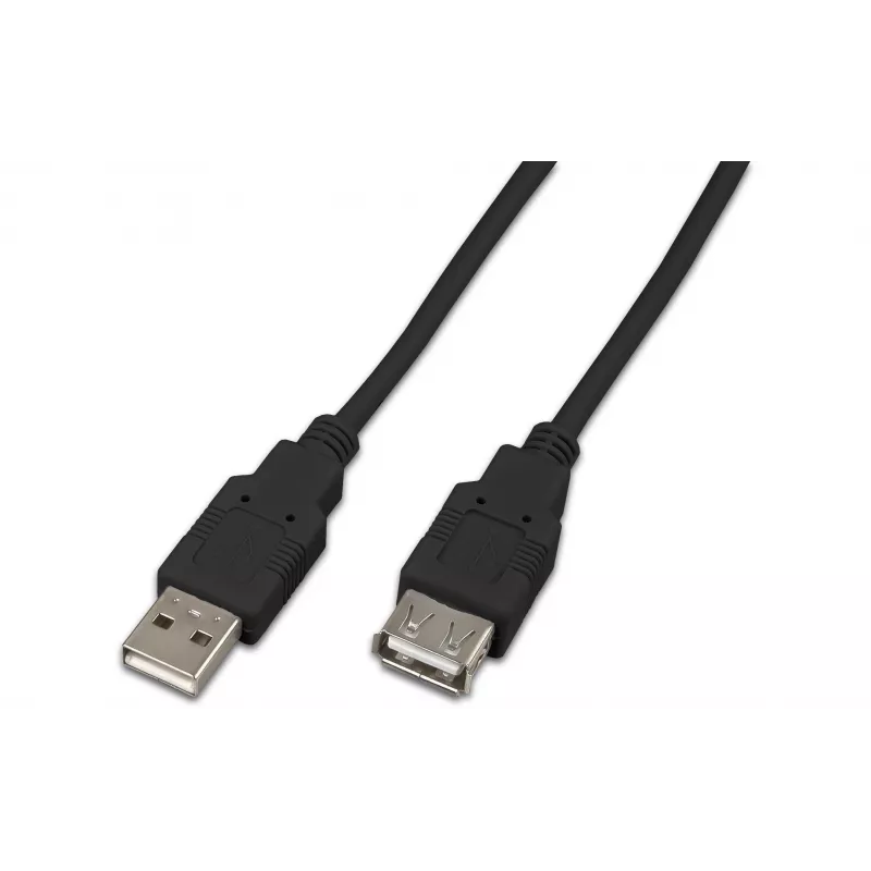 Wirewin USB A-A MF 0.5 SW Καλώδιο επέκτασης USB 2.0, 0,5 m, μαύρο