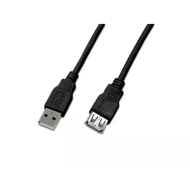 Wirewin USB A-A MF 0.5 SW Καλώδιο επέκτασης USB 2.0, 0,5 m, μαύρο
