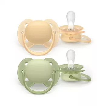 Philips Avent Ultra Soft πιπίλα 6-18 μηνών, συσκευασία 2 τεμ., αγόρι