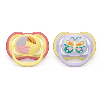 Philips Avent Ultra Air πιπίλα 0-6 μηνών, συσκευασία 2 τεμ., μπλε & πράσινο