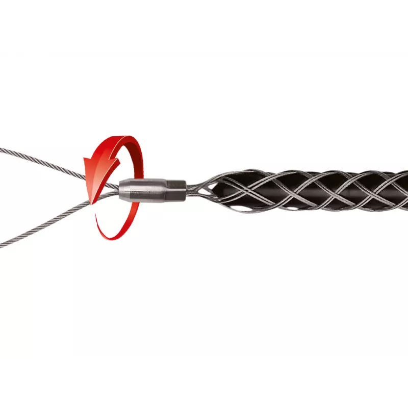 RUNPOTEC 30039 κάλτσα έλξης καλωδίων με θηλιά 4-6 mm
