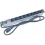 Wirewin NVL8 UPS 19 ιντσών 1U Rackmount PDU με 8 πρίζες Schuko, 16A, μαύρο