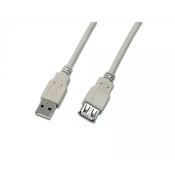 Wirewin καλώδιο επέκτασης USB 2.0 A αρσενικό σε A θηλυκό 5m γκρι USB A-A MF 5.0 GR