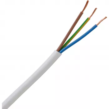 HEINRICH KOPP H05VV5-F 3G1,5 mm² λευκό εύκαμπτο PVC καλώδιο ανθεκτικό σε λάδια 10 m 151810842