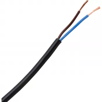 HEINRICH KOPP H03VV-F 2x0,75mm² μαύρο εύκαμπτο PVC καλώδιο 10m 152210845